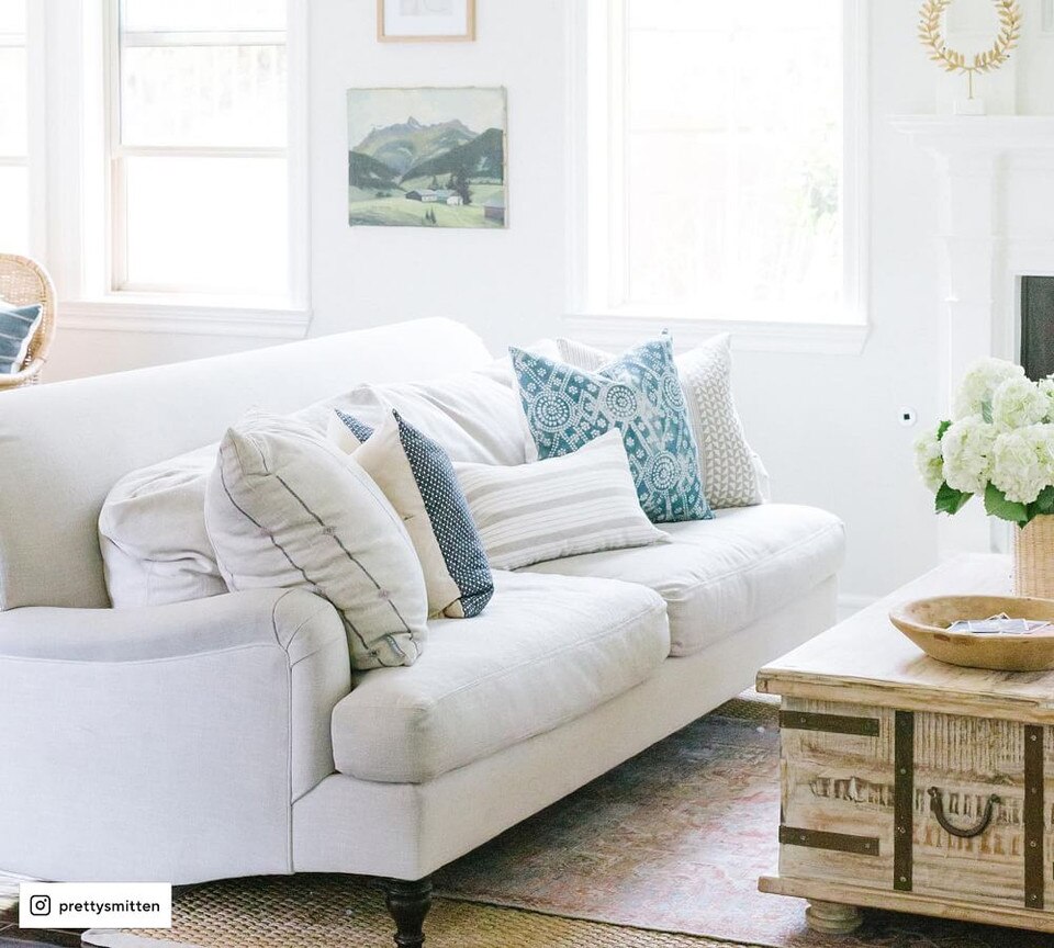 Carlisle Upholstered Sofa Pottery Barn Australia